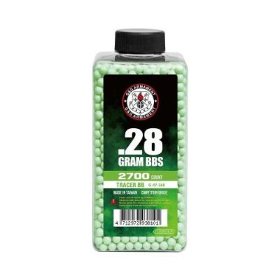 G&G TRACER BB 0.28G 2700 BB BOTTLE GREEN (G07268)