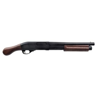 GOLDEN EAGLE PUMP ACTION GAS RIFLE SHORT REAL WOOD (GE-M870SW)