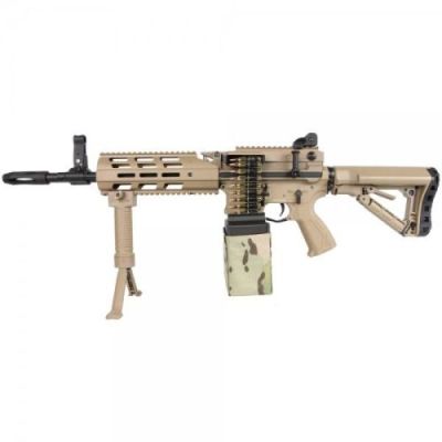 G&G ELECTRIC RIFLE CM16 LMG DESERT TAN (GG-CM16LMGT)