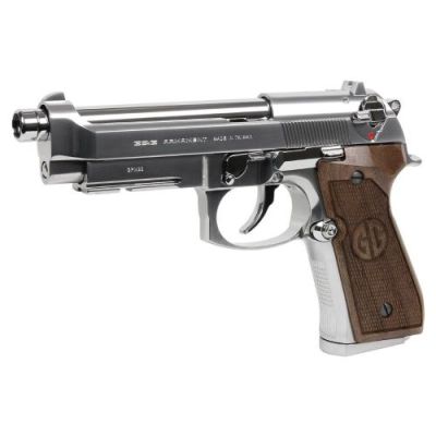 G&G GAS PISTOL GPM92 GP2 SILVER LIMITED EDITION (GG-M92-GP2S)