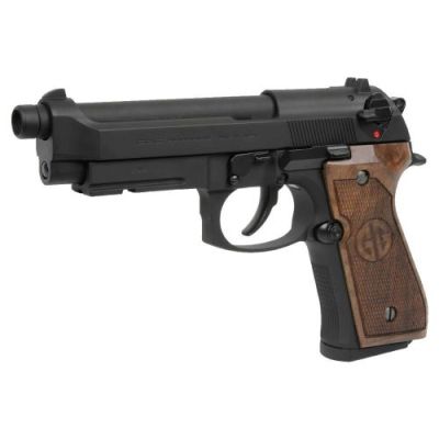 G&G GAS PISTOL GPM92 GP2 WALNUT WOOD GRIP (GG-M92-GP2W)