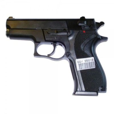 KJ WORKS GAS PISTOL BLACK (GGH 9501B)