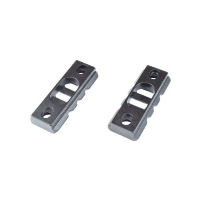 JS-TACTICAL STANDARD 20mm 3 SLOTS RAIL FOR KEYMOD BLACK - 2 PIECES (JS-KMRL5)