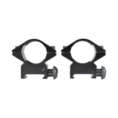 JS-TACTICAL SHORT RINGS MOUNT 1" FOR STANDARD 20mm RAILS BLACK (JS-M2009)