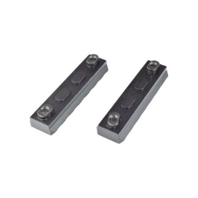 JS-TACTICAL STANDARD 20mm 7 SLOTS RAIL FOR M-LOK BLACK - 2 PIECES (JS-MLR7)