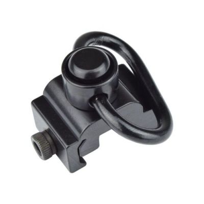 JS-TACTICAL QD SLING SWIVEL WITH 20mm RAILS MOUNT BLACK (JS-SW43)