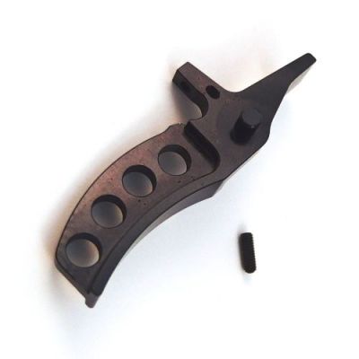 LEVIATHAN CURVED CNC TRIGGER FOR M4 SERIES BLACK (JT-CUR-BK)