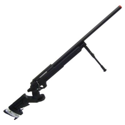 WELL SNIPER BOLT ACTION RIFLE WITH BIPOD BLACK (MB05BB)