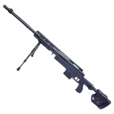 WELL SNIPER BOLT ACTION RIFLE WITH BIPOD BLACK (MB4411B)
