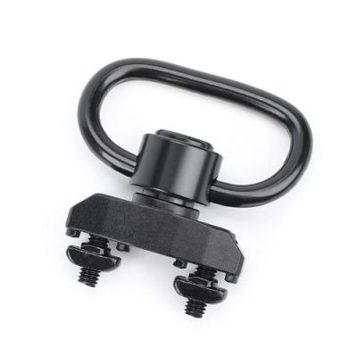 METAL QD SLING SWIVEL WITH MOUNT FOR KEYMOD/M-LOK BLACK (ME04022-B)