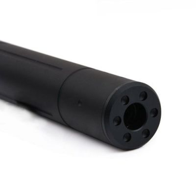 METAL TYPE D SILENCER 195X31 VERSION BLACK (ME2012-B)