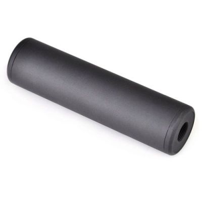 METAL SMOOTH STYLE SILENCER 130X35 VERSION BLACK (ME2019-B)