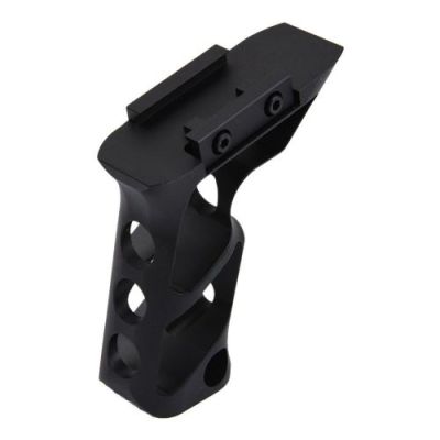 METAL LONG ANGLED GRIP FOR 20mm RAILS BLACK (ME6005-B)