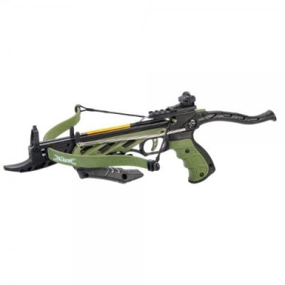 MAN KUNG RECURVE CROSSBOW PISTOL ALLIGATOR TCS1 80 LBS GREEN (MK-TCS1G)