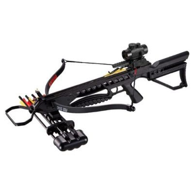 MAN KUNG RECURVE CROSSBOW RIP CLAW 175 LBS BLACK (MK-XB21B)