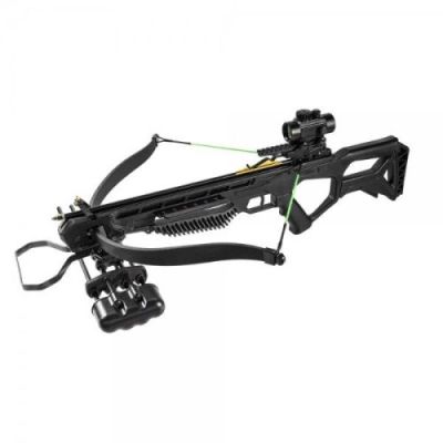 MAN KUNG PRE-STRUNG RECURVE CROSSBOW SPECTER 175 LBS BLACK (MK-XB25B)