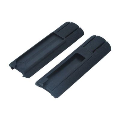 MP RAIL COVER WITH REMOTE CONTROL POCKET FOR 20MM RAILS 2 PIECES SET BLACK (MP2004-B)