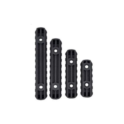 MP POLYMER 20mm RAILS FOR MOE HANDGUARDS 4 PIECES SET BLACK (MP2012-B)