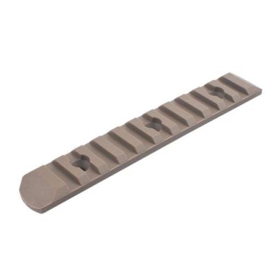 MP POLYMER 20MM RAILS FOR M-LOK AND KEYMOD 6 PIECES SET DARK EARTH (MP2013-T)