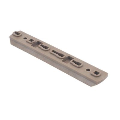 MP POLYMER 20MM RAILS FOR M-LOK AND KEYMOD 6 PIECES SET DARK EARTH (MP2013-T)