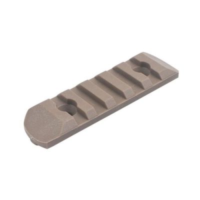 MP POLYMER 20MM RAILS FOR M-LOK AND KEYMOD 6 PIECES SET DARK EARTH (MP2013-T)