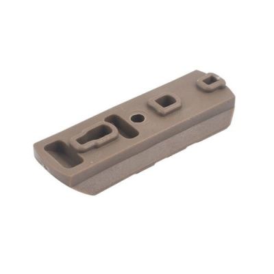 MP POLYMER 20MM RAILS FOR M-LOK AND KEYMOD 6 PIECES SET DARK EARTH (MP2013-T)