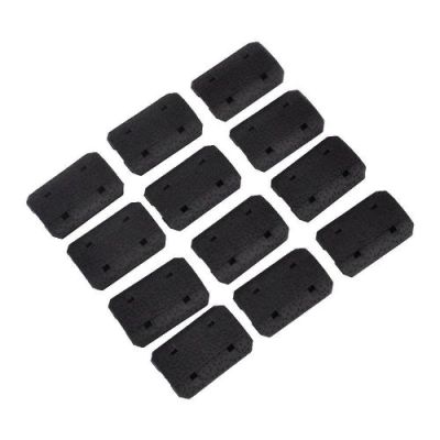 MP RAIL COVER FOR M-LOK 12 PIECES SET BLACK (MP2028-B)