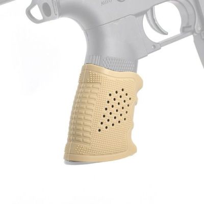 MP RUBBER GRIP GLOVE FOR PISTOL GRIP DARK EARTH (MP3084-T)