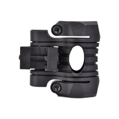 MP MOUNT FOR 1" FLASHLIGHT FOR 20mm RAILS 5-POSITIONS ADJUSTABLE BLACK (MP7002-B)