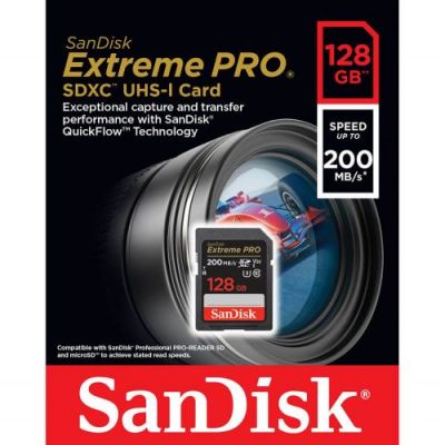 Sandisk Extreme Pro 128Gb 200Mb/S