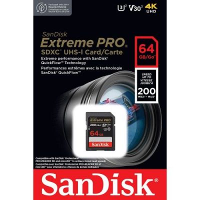 Sandisk Extreme Pro 64Gb 200Mb/S