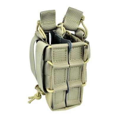 DOUBLE LAYER MAGAZINE BAG TAN (WO-MG10T)