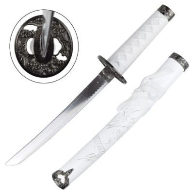 ORNAMENTAL SET KATANA-WAKIZASHI-TANTO WHITE (ZS 574SET)