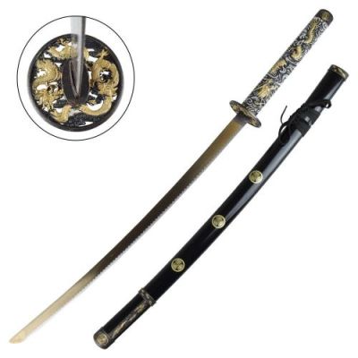 ORNAMENTAL KATANA GOLD COLOR (ZS626GD)