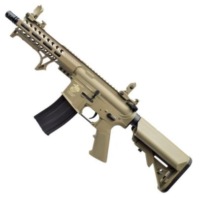 D|BOYS ELECTRIC RIFLE M4 8" POLYMER VERSION DARK EARTH (7301-T)