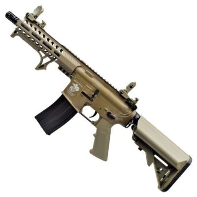 D|BOYS ELECTRIC RIFLE M4 8" METAL VERSION DARK EARTH (7301M-T)