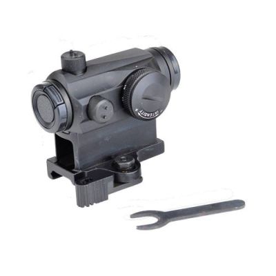 AIM-O RED DOT WITH RISER QD MOUNT BLACK (AO5014-B)