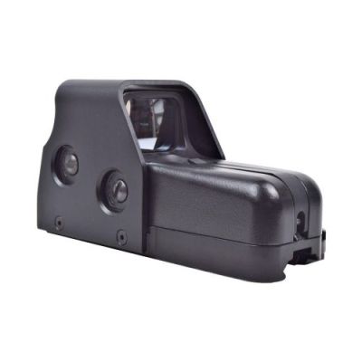 AIM-O HOLOGRAPHIC RED DOT QUICK DETACH REAR CONTROLS BLACK (AO5019-B)