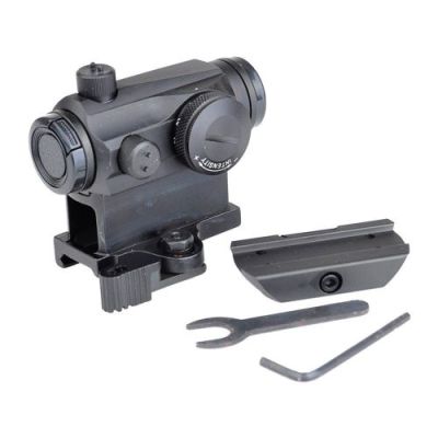 AIM-O RED DOT WITH DOUBLE MOUNT BLACK (AO5029-B)