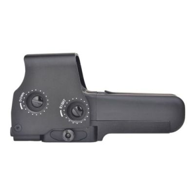 AIM-O HOLOGRAPHIC RED DOT SIDE CONTROLS BLACK (AO5064-B)