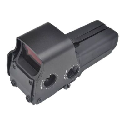 AIM-O HOLOGRAPHIC RED DOT SIDE CONTROLS BLACK (AO5064-B)