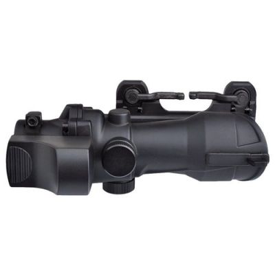 AIM-O RIFLE SCOPE ZOOM 4X LENS 32MM WITH MINI RED DOT BLACK (AO5316-B)