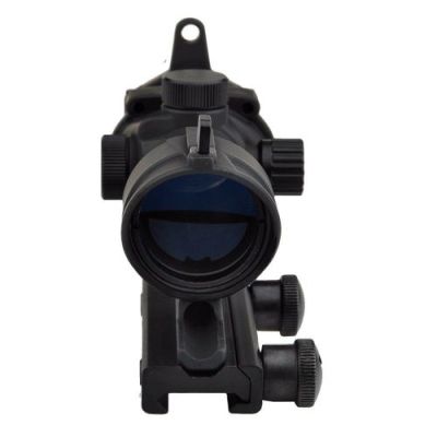 AIM-O ILLUMINATED RIFLE SCOPE ZOOM 4X LENS 32MM BLACK (AO5318-B)