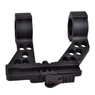 AIM-O SIDE SCOPE DOUBLE RING MOUNT FOR AK BLACK (AO9022-B)