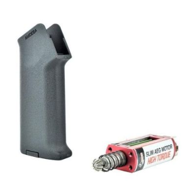 ARES BLACK GRIP AND MOTOR KIT (AR-PGM3-B)