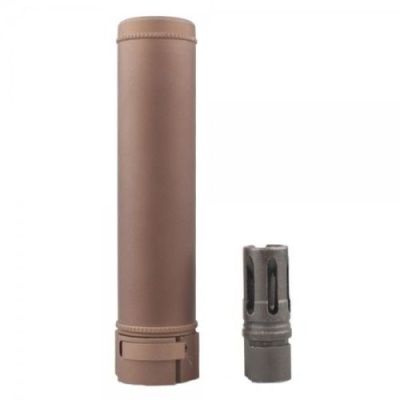 BIG DRAGON SILENCER WITH FLASH HIDER DARK EARTH (BD-0491A)