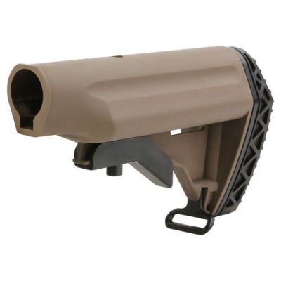 BIG DRAGON RETRACTABLE STOCK FOR M4 SERIES DARK EARTH (BD-3679T)