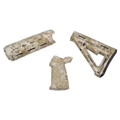 BIG DRAGON HANDGUARD, GRIP AND STOCK SET DIGITAL DESERT (BD-3757F)