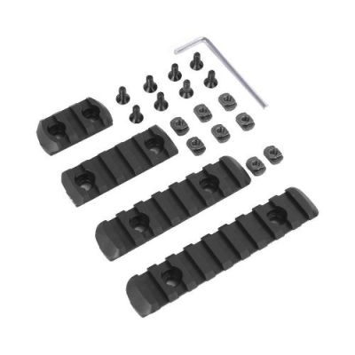 BIG DRAGON 4x STANDARD 20mm RAILS SET BLACK (BD-4162)