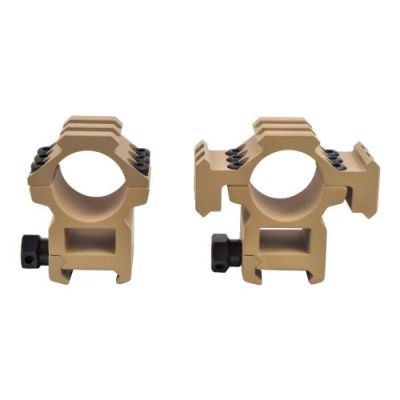 BIG DRAGON SCOPE MOUNT 30mm FOR WEAVER RAILS TAN (BD-9168B)